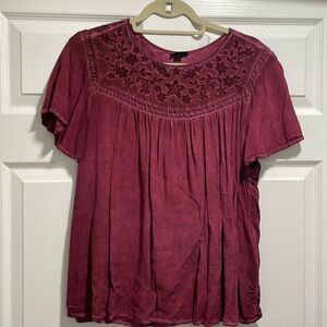 Torrid Blouse with Floral Details